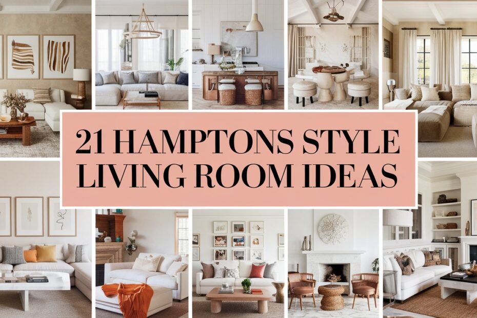Hamptons Style Living Room Ideas