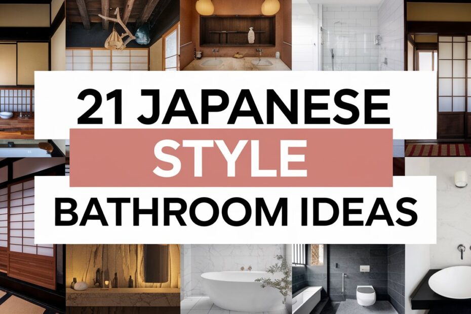 Japanese Style Bathroom Ideas