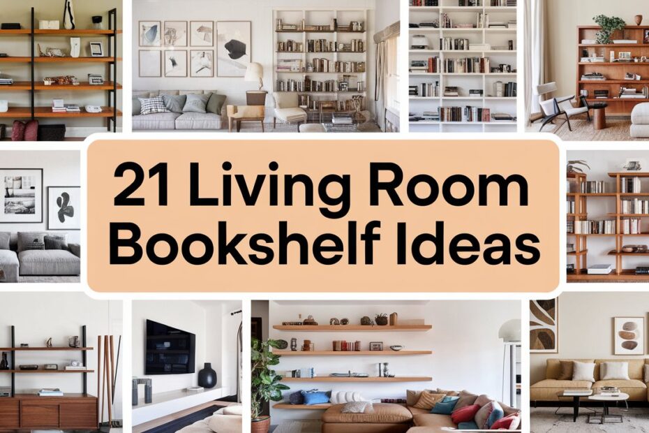 Living Room Bookshelf Ideas