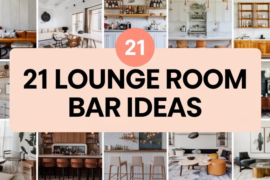 Lounge Room Bar Ideas