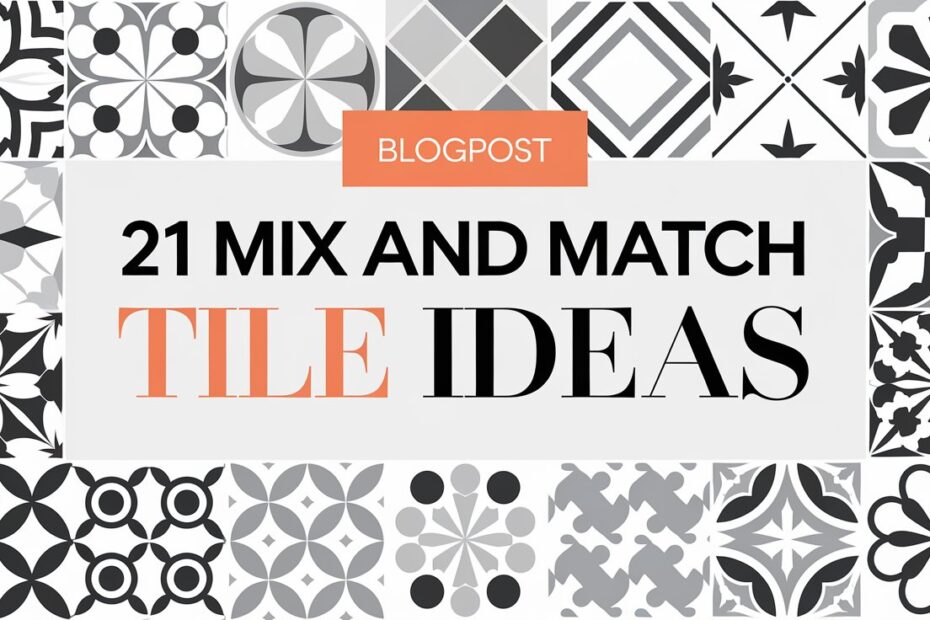 Mix and Match Tile Ideas