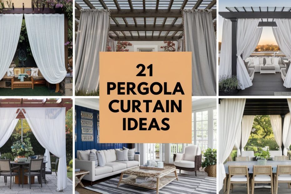 Pergola Curtain Ideas