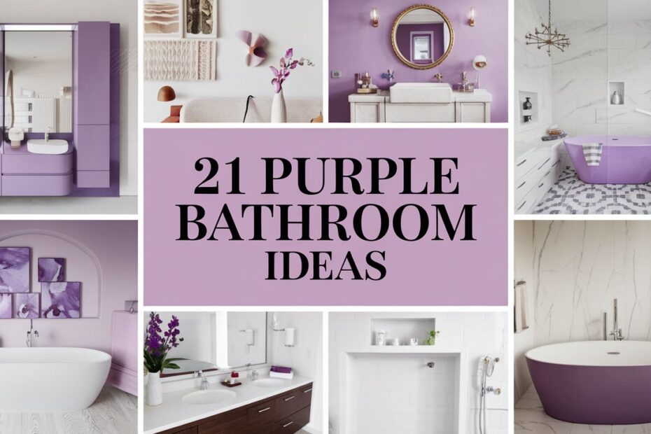 Purple Bathroom Ideas