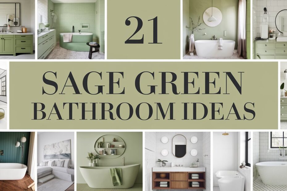 Sage Green Bathroom Ideas
