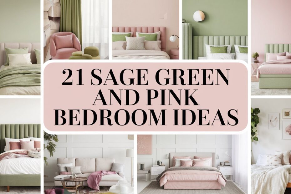 Sage Green and Pink Bedroom Ideas