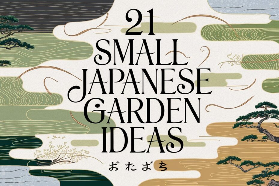 Small Japanese Garden Ideas