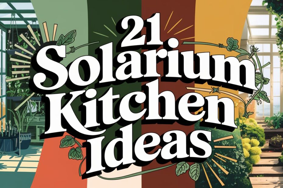 Solarium Kitchen Ideas