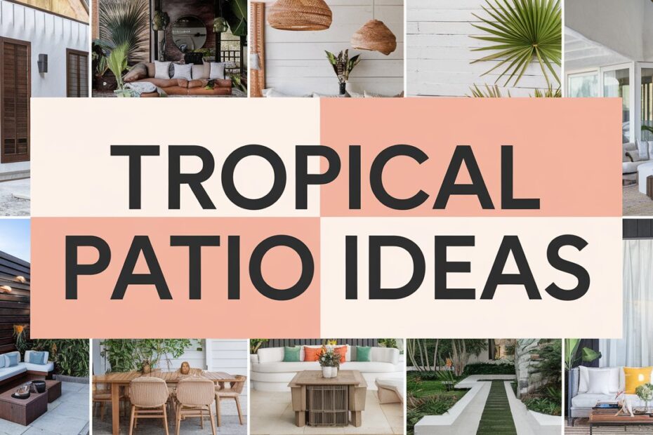 Tropical Patio Ideas