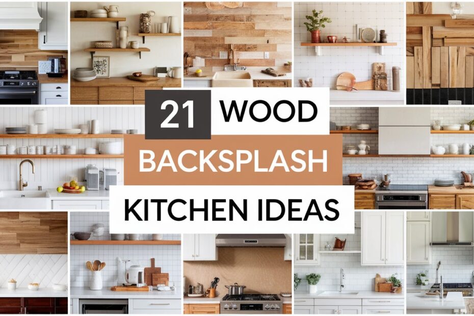 Wood Backsplash Kitchen Ideas
