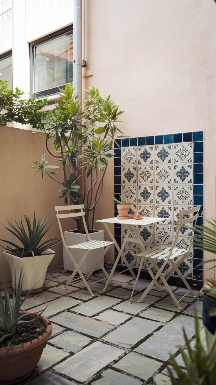 Add a Compact Bistro Set for Intimate Dining