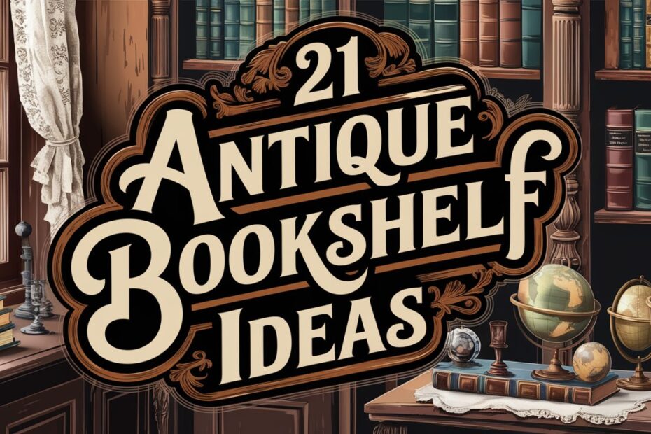 Antique Bookshelf Ideas