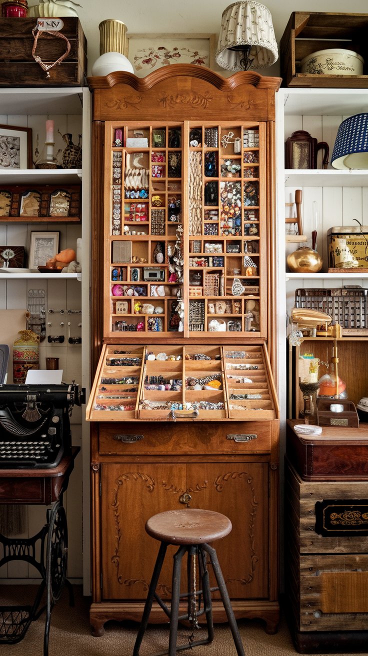 Antique Spice Rack Transformation