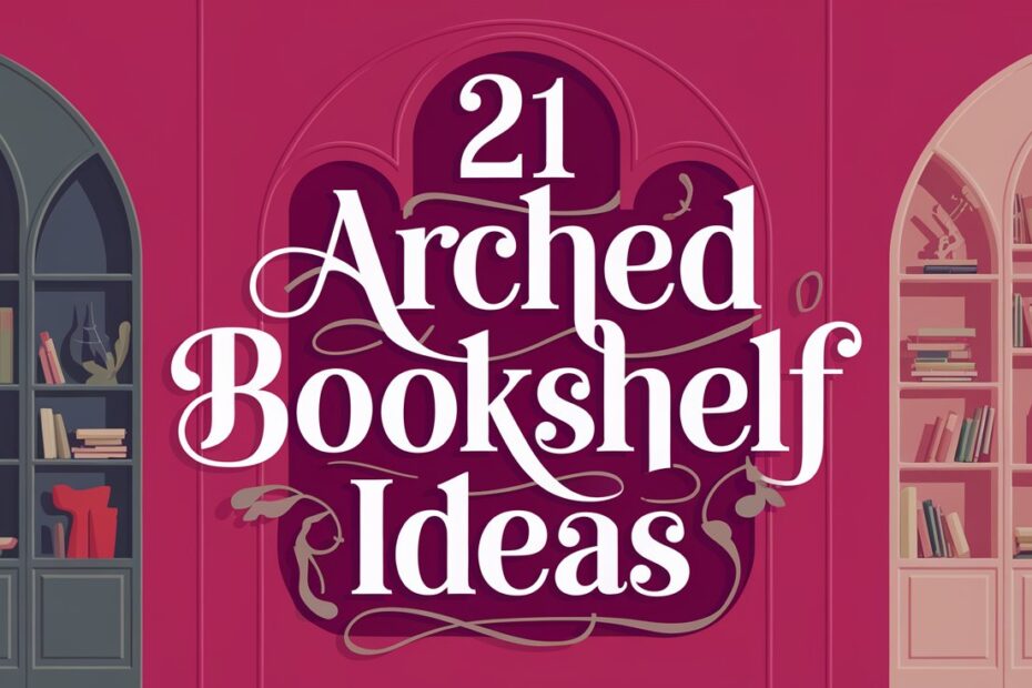 Arched Bookshelf Ideas