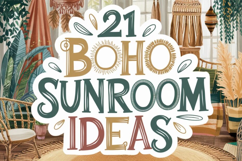 Boho Sunroom Ideas