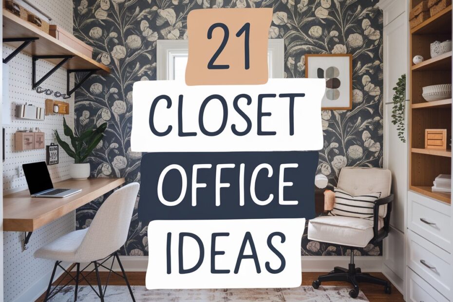 Closet Office Ideas