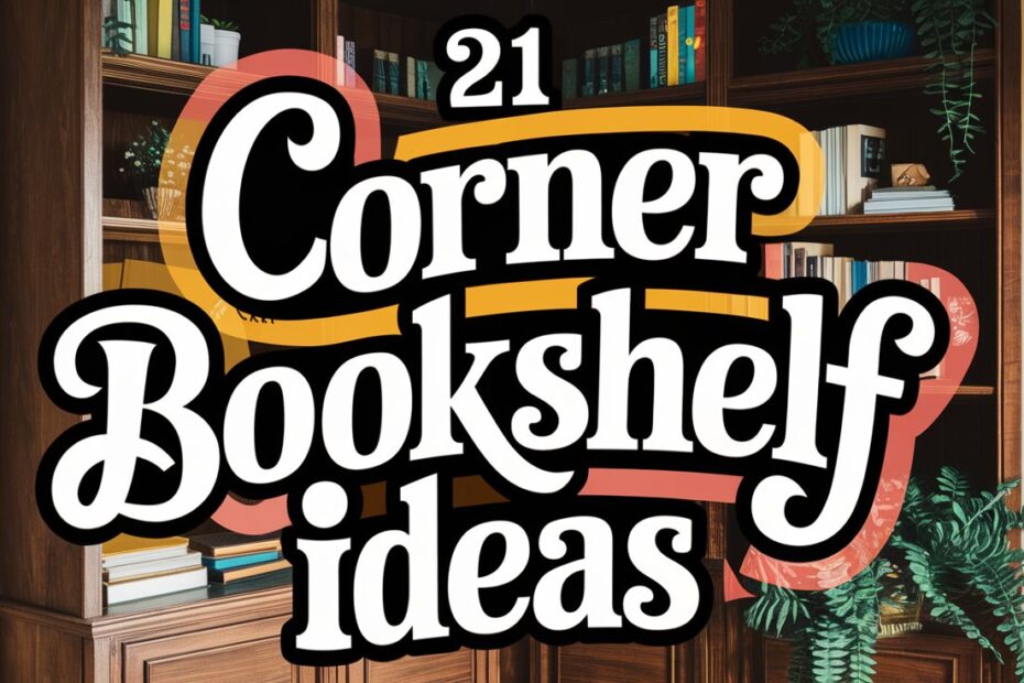 Corner Bookshelf Ideas