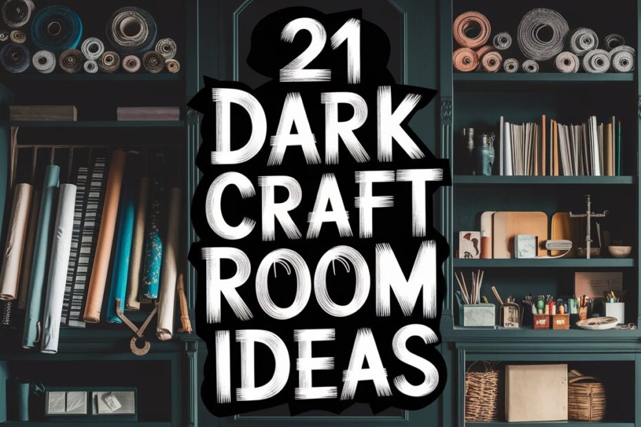 Dark Craft Room Ideas