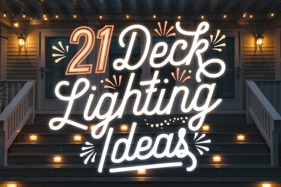 Deck Lighting Ideas