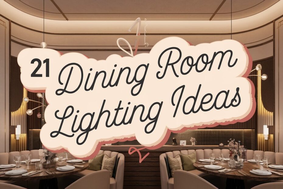 Dining Room Lighting Ideas