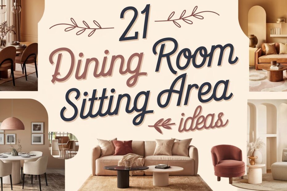 Dining Room with Sitting Area Ideas