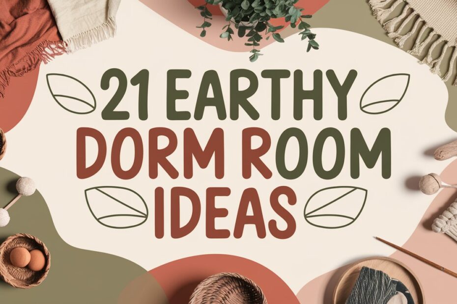 Earthy Dorm Room Ideas