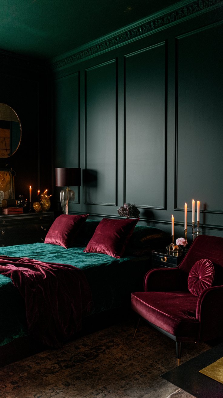 Embrace Deep Jewel Tones for Maximum Drama