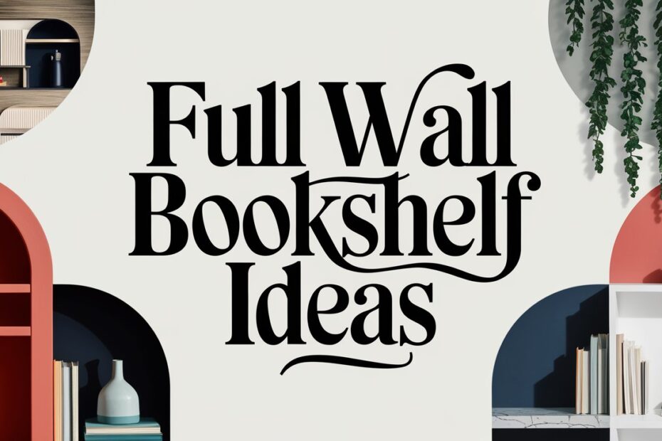 Full Wall Bookshelf Ideas