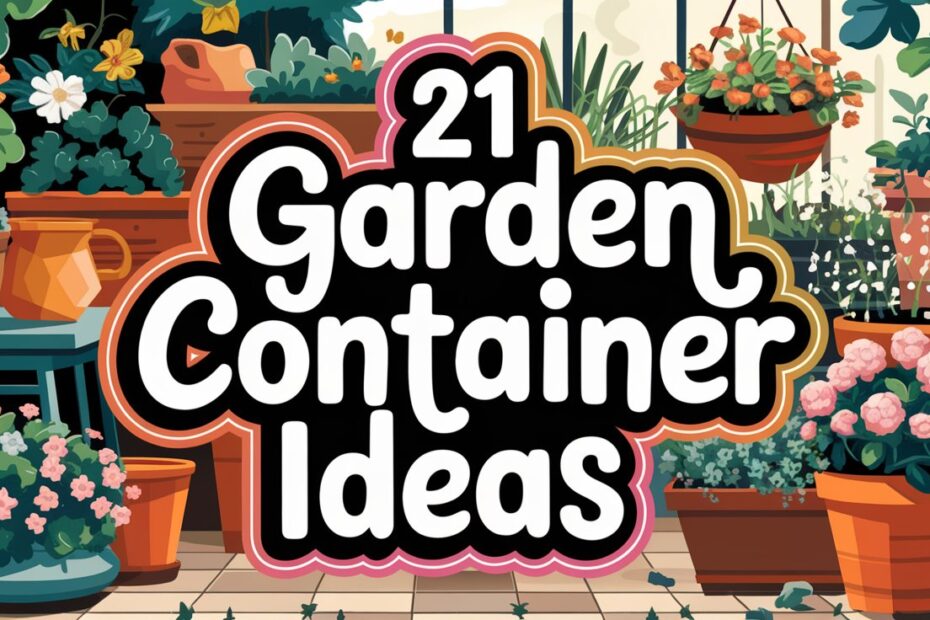 Garden Container Ideas