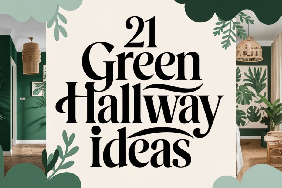 Green Hallway Ideas
