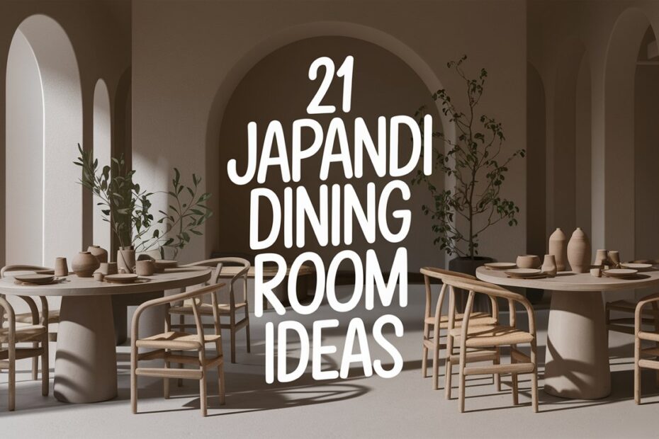 Japandi Dining Room Ideas