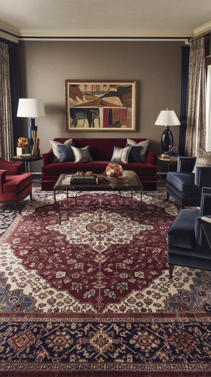 Layer Persian and Oriental Rugs