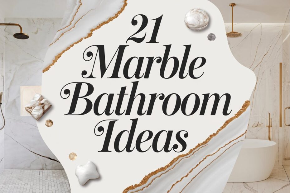 Photo inspiration: 21 Marble Bathroom Ideas For Every Budget And Style Photo Inspiration