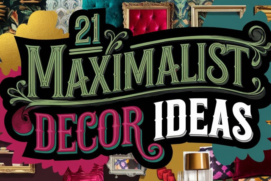 13 Fierce Vintage Maximalist Decor Ideas for a Bolder Space