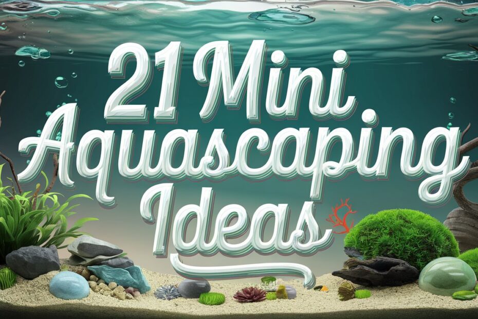 Mini Aquascaping Ideas