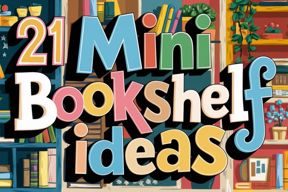 Mini Bookshelf Ideas