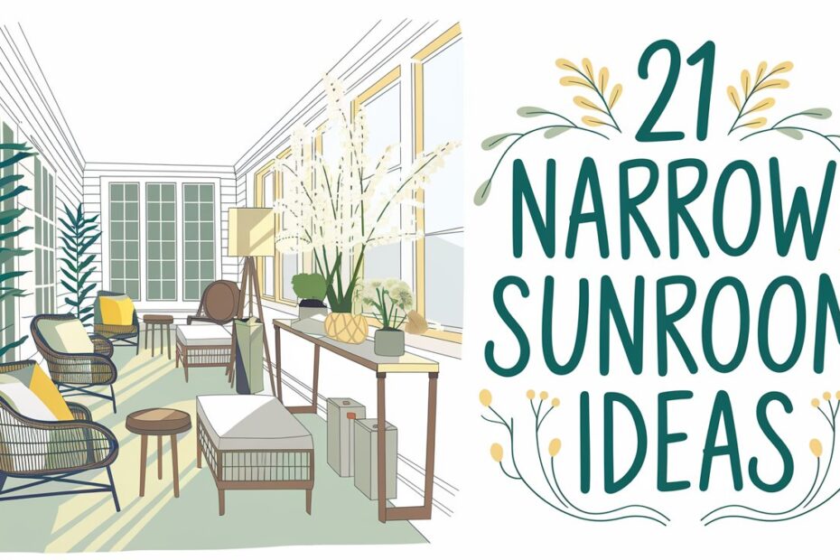 Narrow Sunroom Ideas