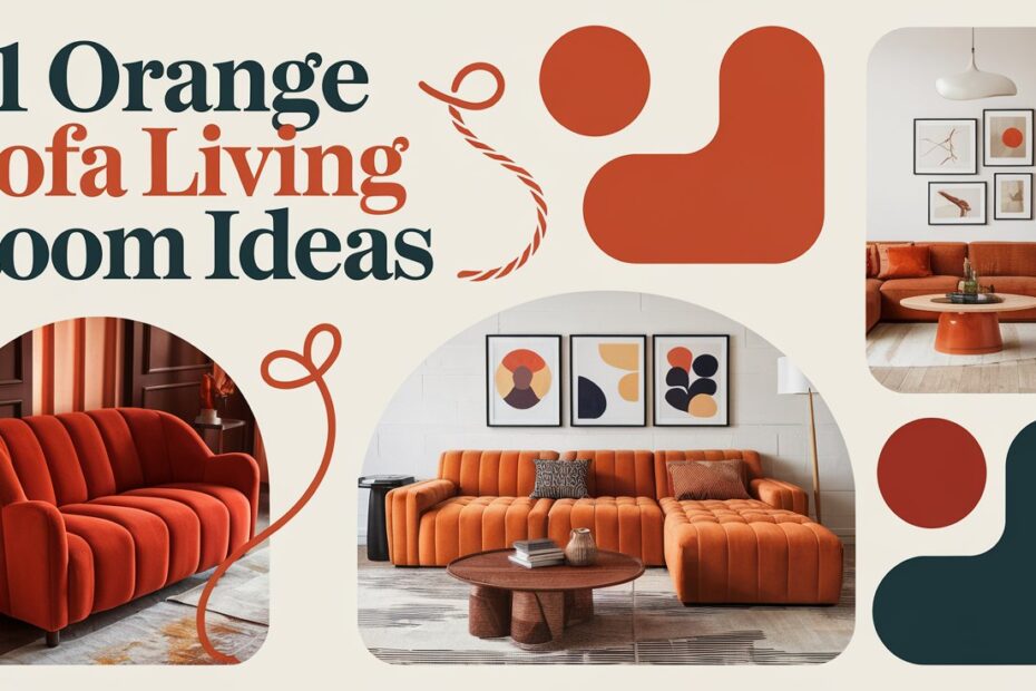 Orange Sofa Living Room Ideas