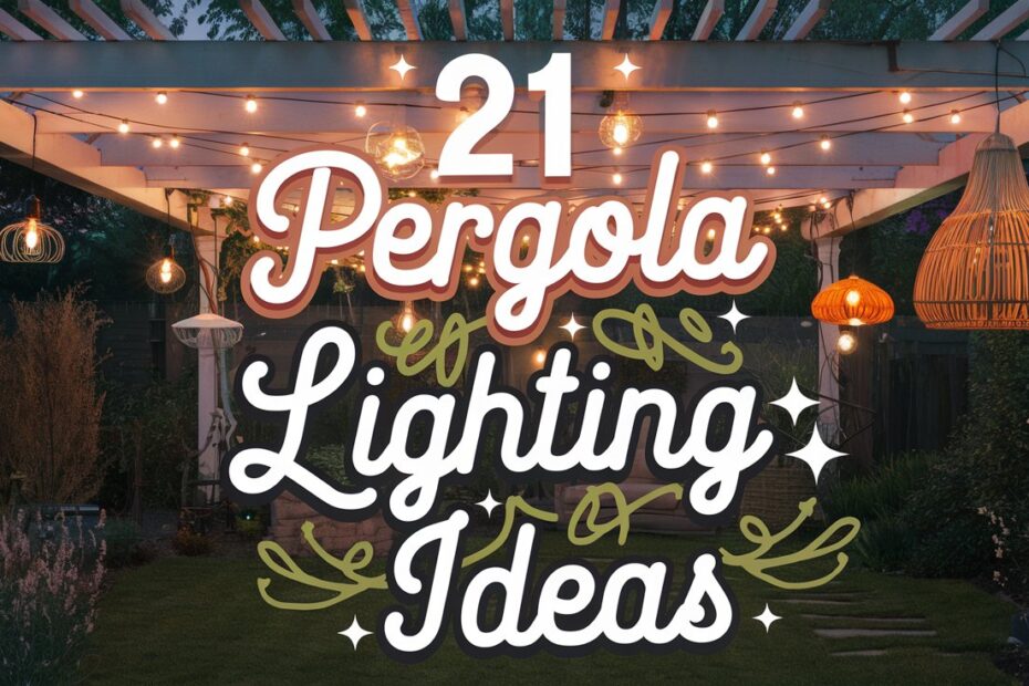 Pergola Lighting Ideas