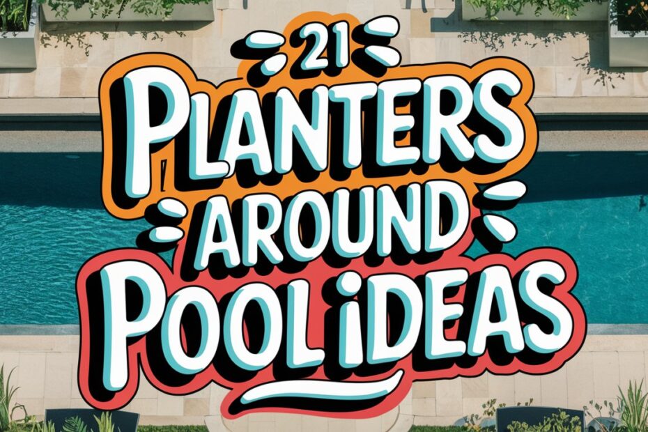 Planters Around Pool Ideas
