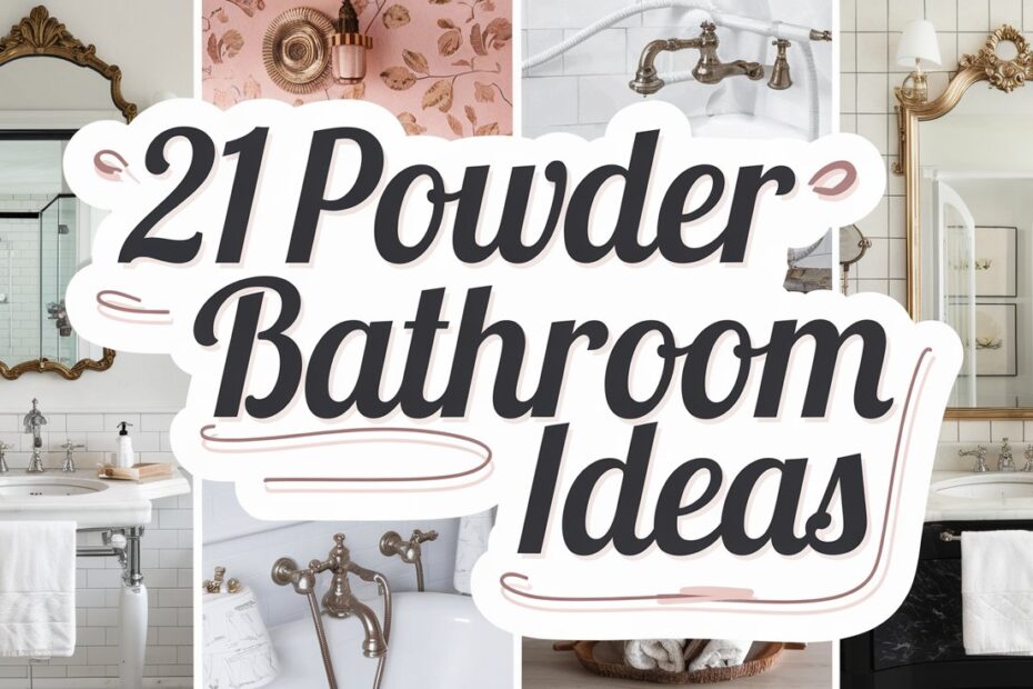 Powder Bathroom Ideas