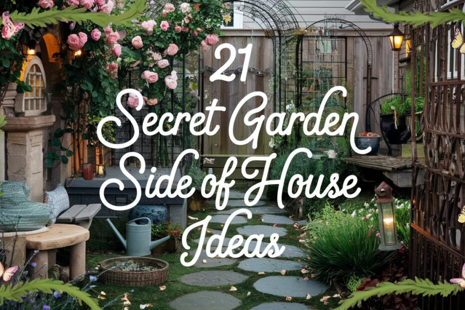 Secret Garden Side of House Ideas