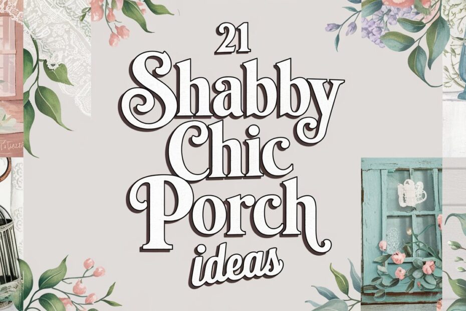 Shabby Chic Porch Ideas