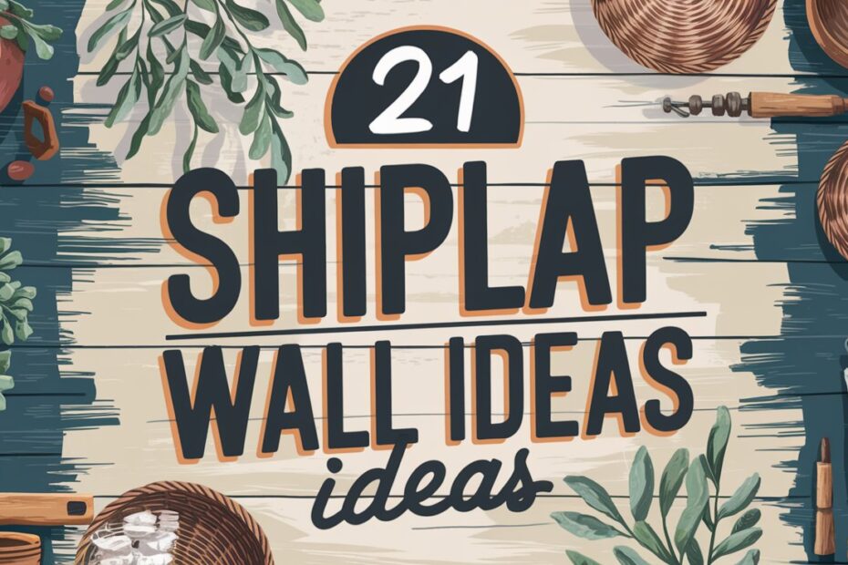 Shiplap Wall Ideas