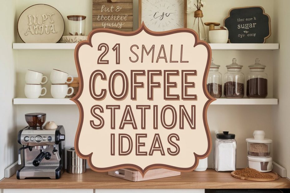 Small Coffee Station Ideas