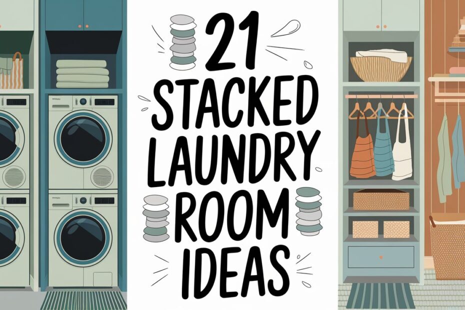 Stacked Laundry Room Ideas