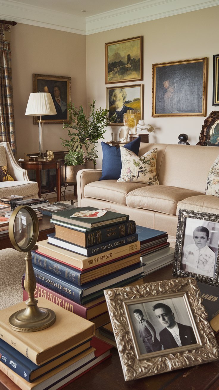 Style with Vintage Books and Accessories