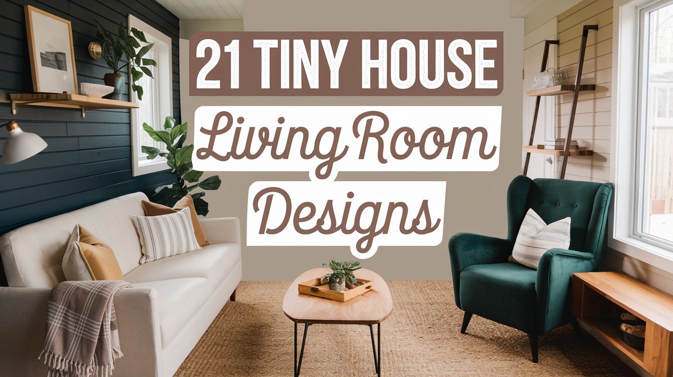 Tiny House Living Room Designs That Make Small Spaces Feel Huge (21 Ideas)