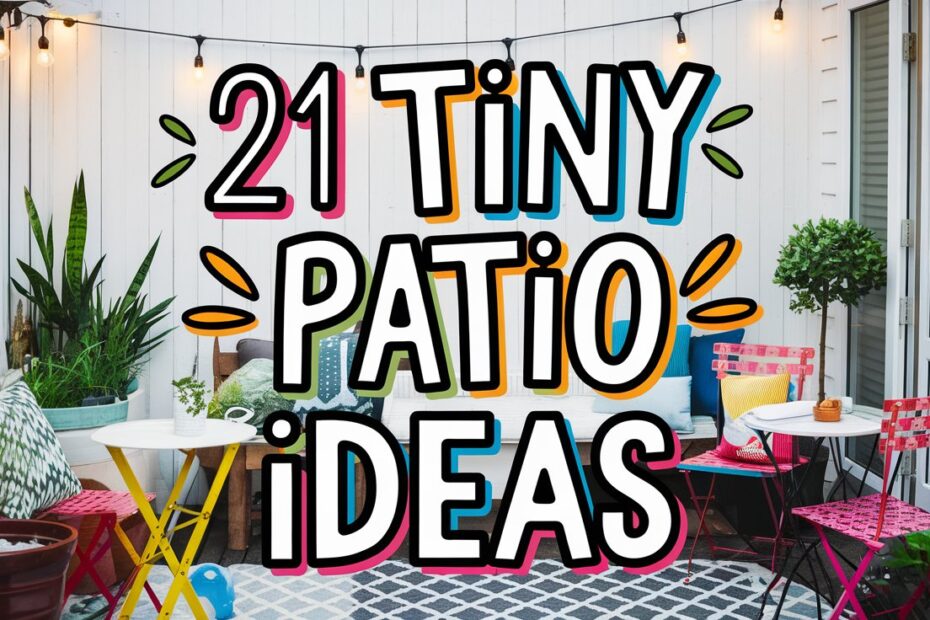 Tiny Patio Ideas