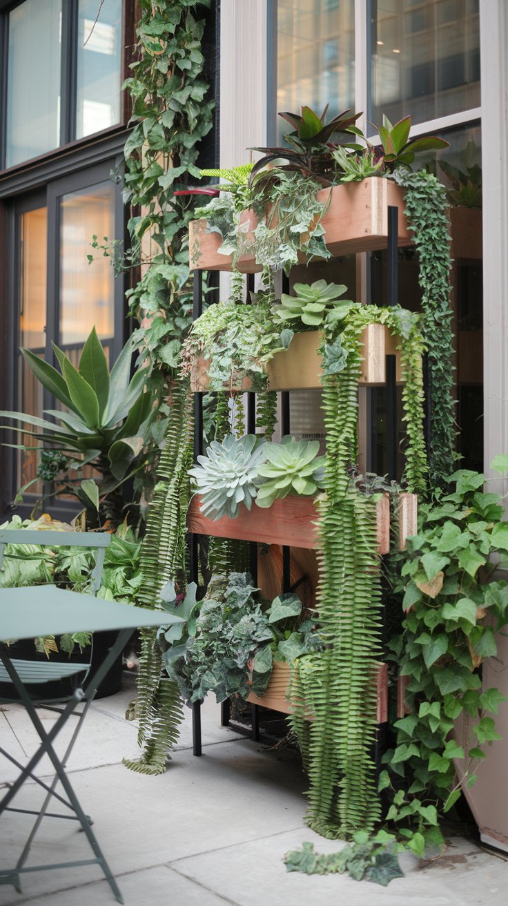 Use Multi-Level Plant Stands for Layered Greenery