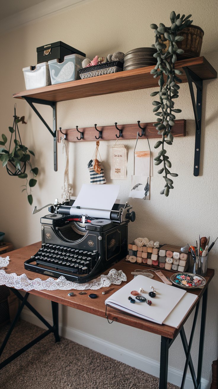 Vintage Typewriter as Decorative Storage